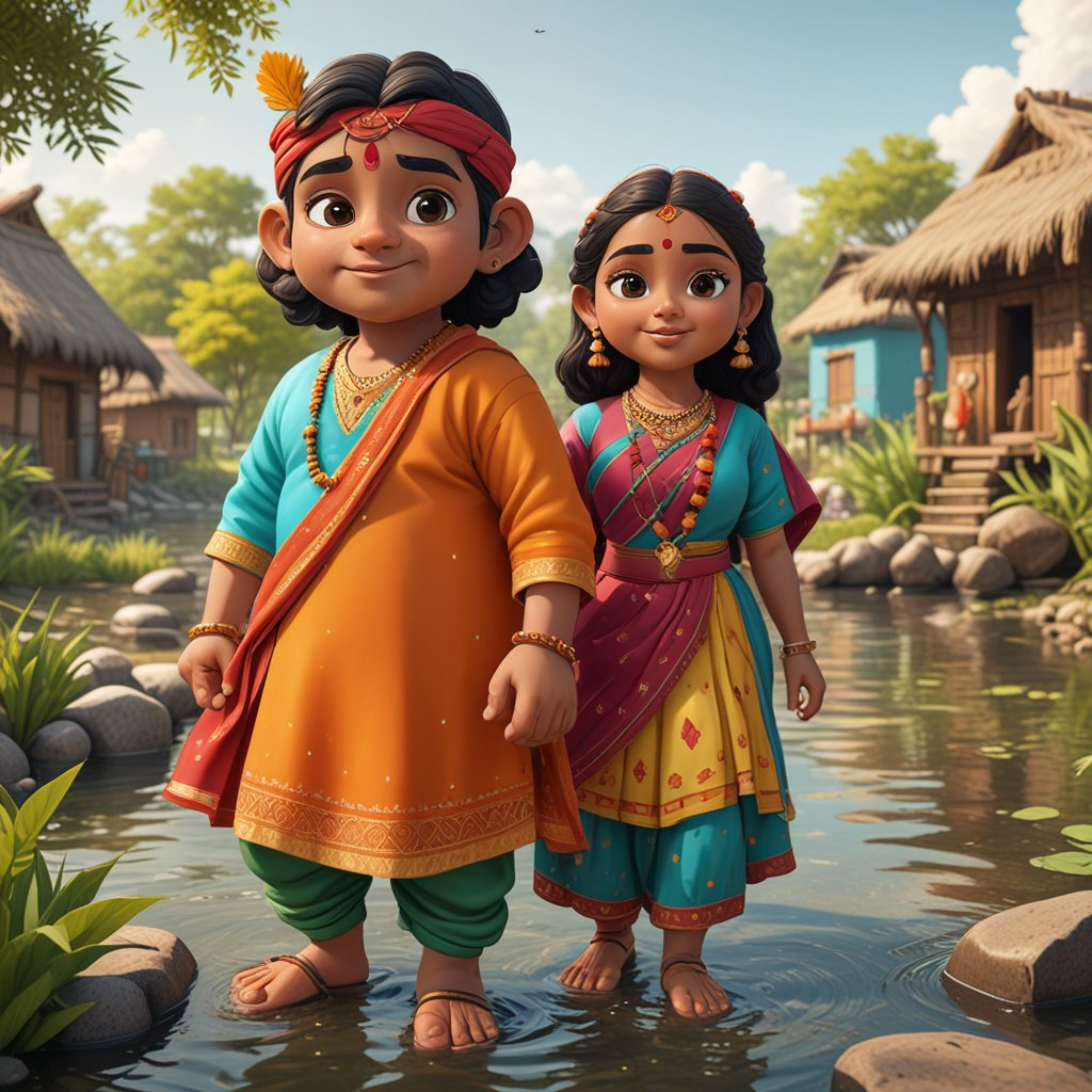 3D cartoon character art